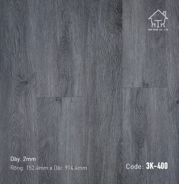 Sàn nhựa dán keo 3K Vinyl K400