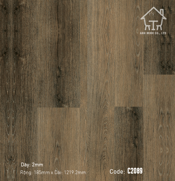 Sàn nhựa dán keo AROMA C2089