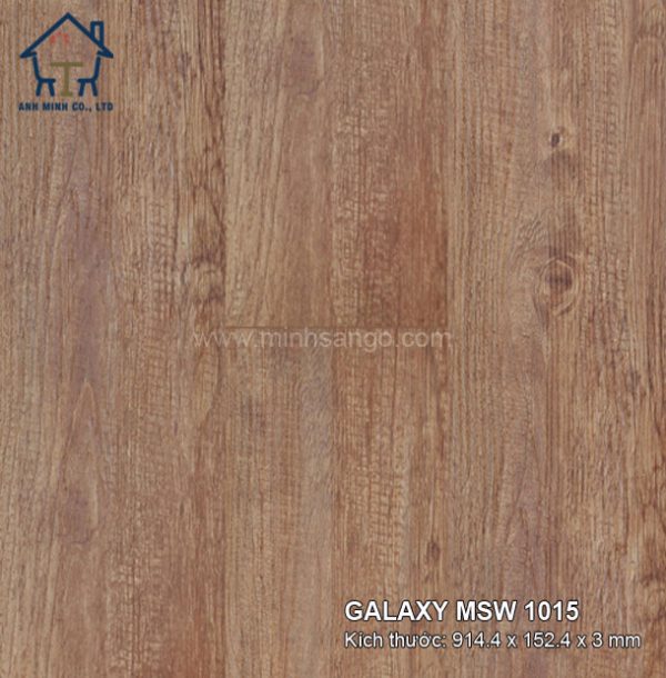 Sàn nhựa giả gỗ Vinyl Galaxy MSW 1015