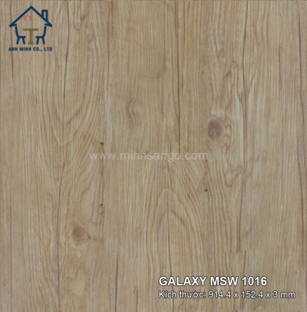 Sàn nhựa giả gỗ Vinyl Galaxy MSW 1016
