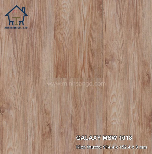 Sàn nhựa giả gỗ Vinyl Galaxy MSW 1018