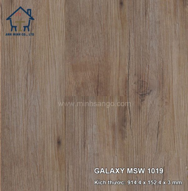 Sàn nhựa giả gỗ Vinyl Galaxy MSW 1019