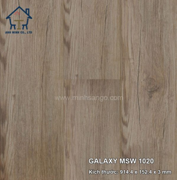 Sàn nhựa giả gỗ Vinyl Galaxy MSW 1019