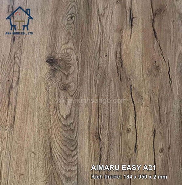 Sàn nhựa giả gỗ Aimaru EASY A21