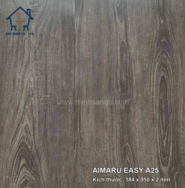 Sàn nhựa giả gỗ Aimaru EASY A25