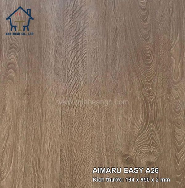 Sàn nhựa giả gỗ Aimaru EASY A26