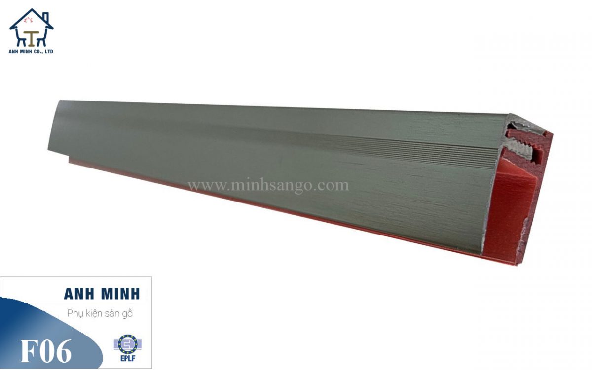 Nẹp nhôm kết thúc nẹp F