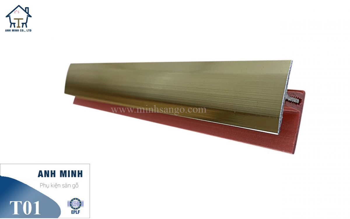 Nẹp nhôm nối sàn T01