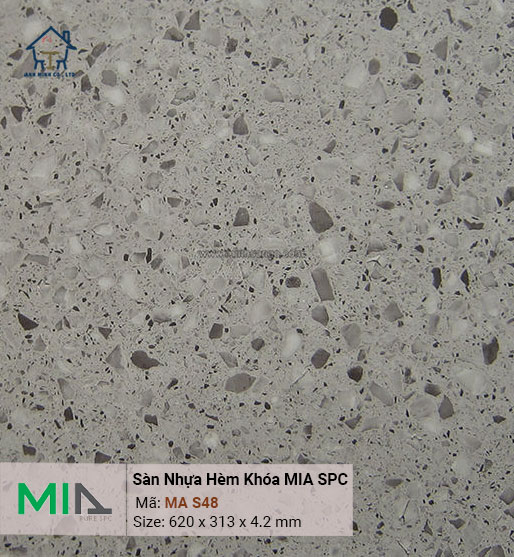 Sàn nhựa hèm khóa vân đá