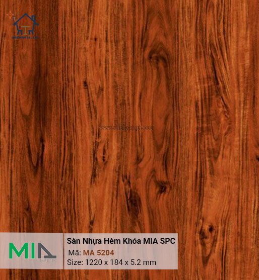 Sàn nhựa hèm khóa vân gỗ