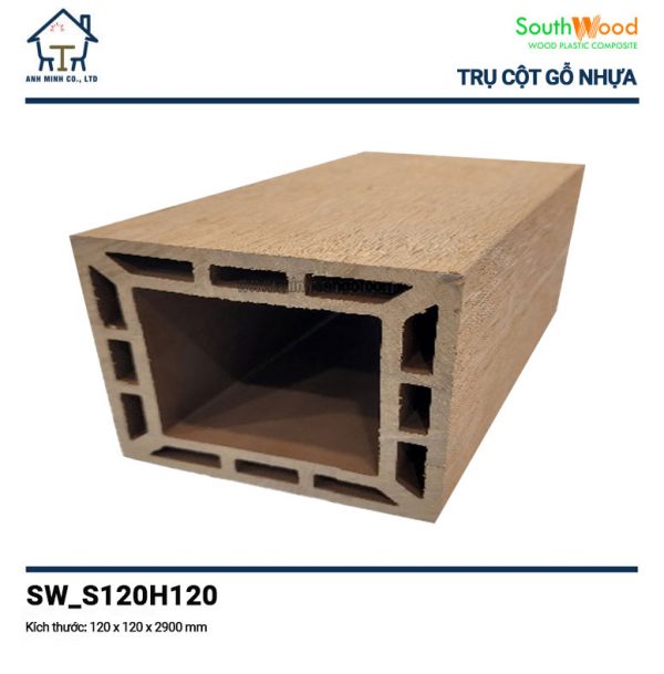 Cột gỗ nhựa to SW_S120H120