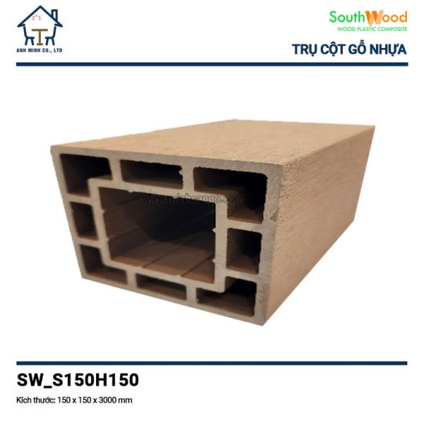 Cột gỗ nhựa to SW_S150H150