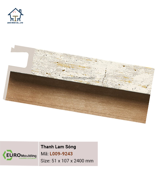 Thanh lam sóng Euro Moulding