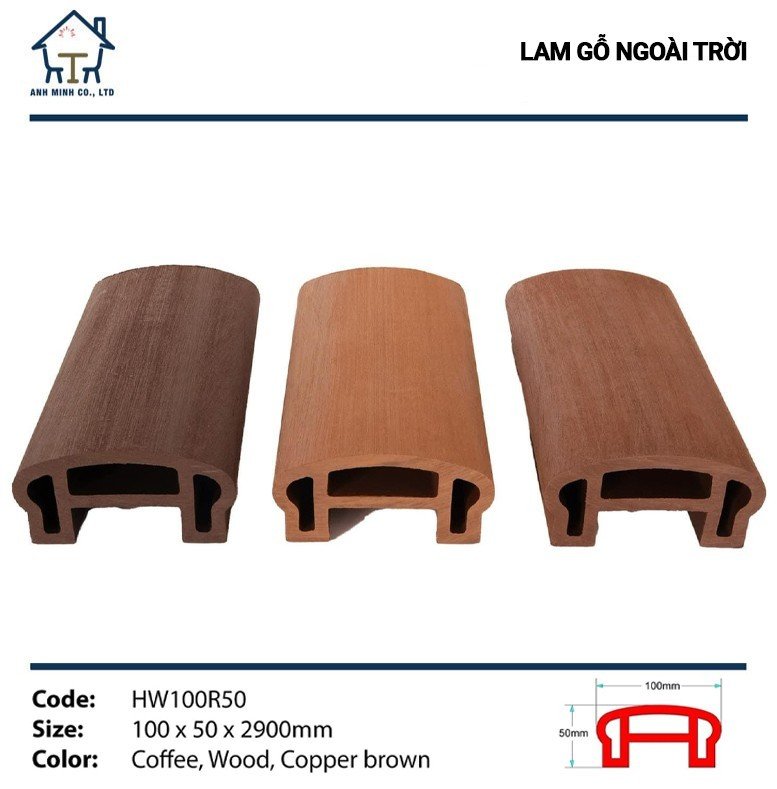 Thanh lam gỗ nhựa Hwood