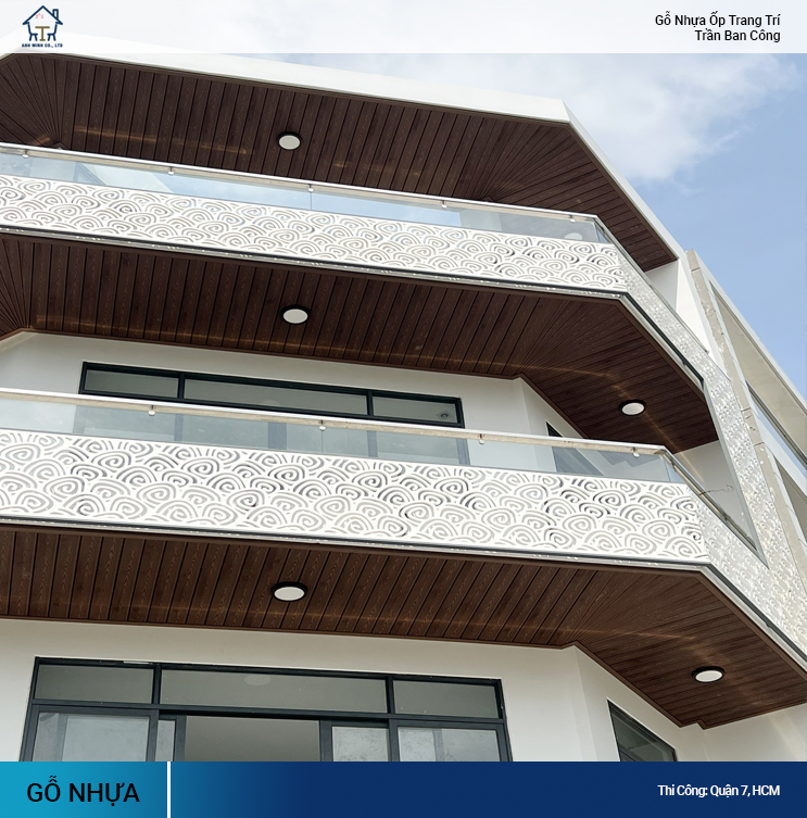 Gỗ nhựa Composite ốp trần