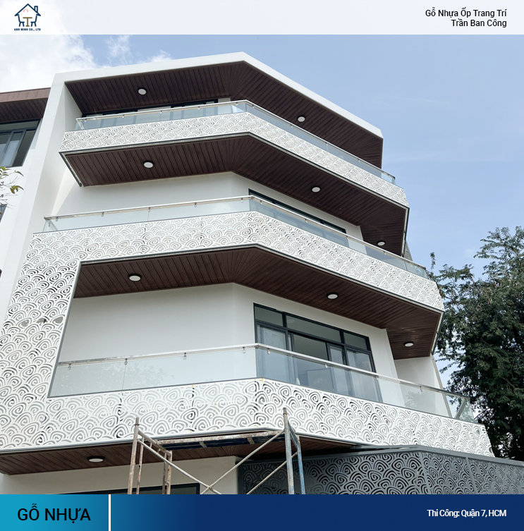 Gỗ nhựa Composite ốp trần
