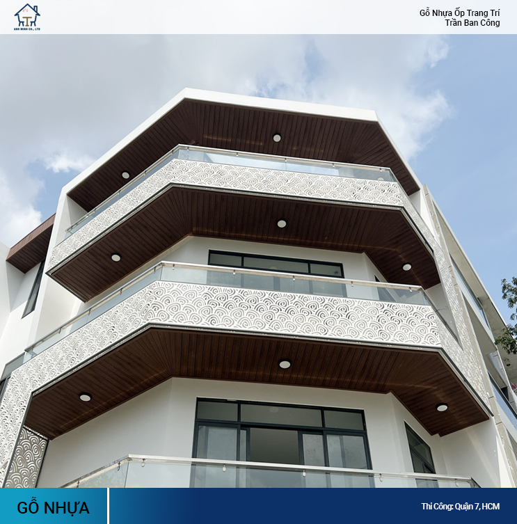 Gỗ nhựa Composite ốp trần