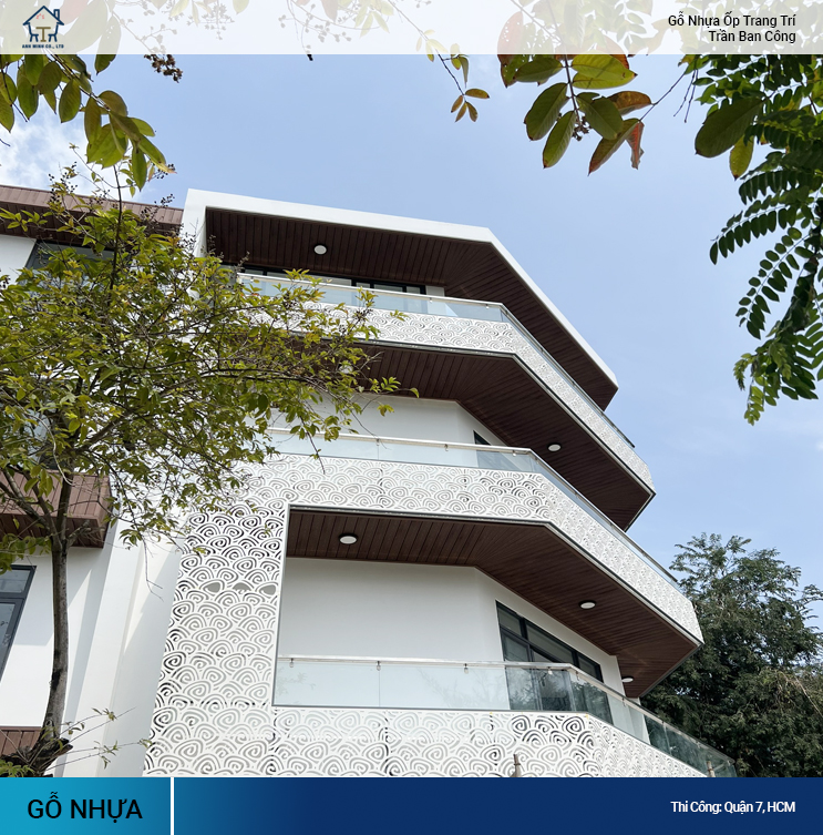 Gỗ nhựa Composite ốp trần