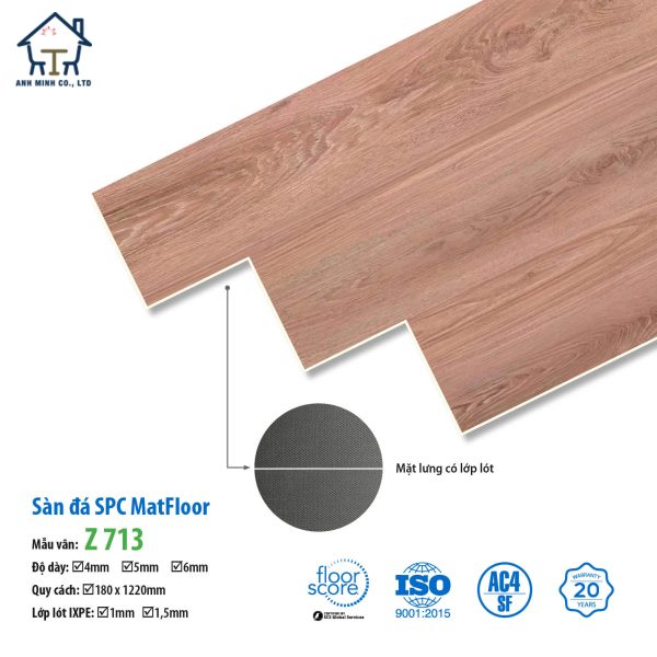 Sàn nhựa hèm khóa Matfloor