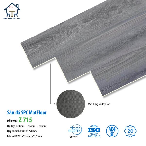 Sàn nhựa hèm khóa Matfloor