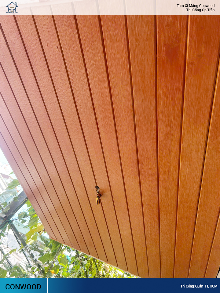 Thi Công Ốp Trần Bằng Tấm Conwood