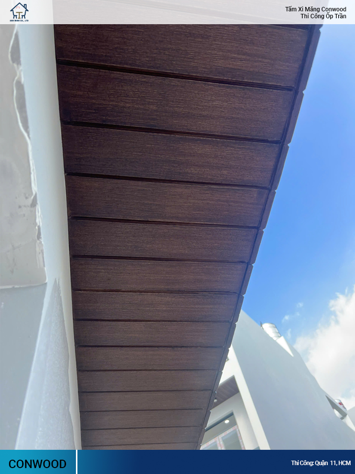 Thi Công Ốp Trần Bằng Tấm Conwood