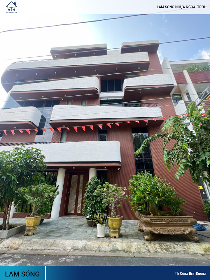 lam sóng nhựa ngoài trời