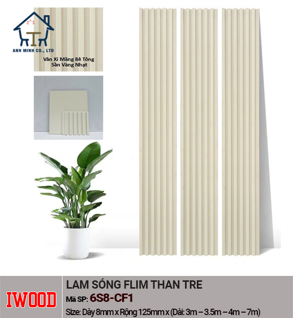 Tấm Lam Sóng Flim Than Tre iWood