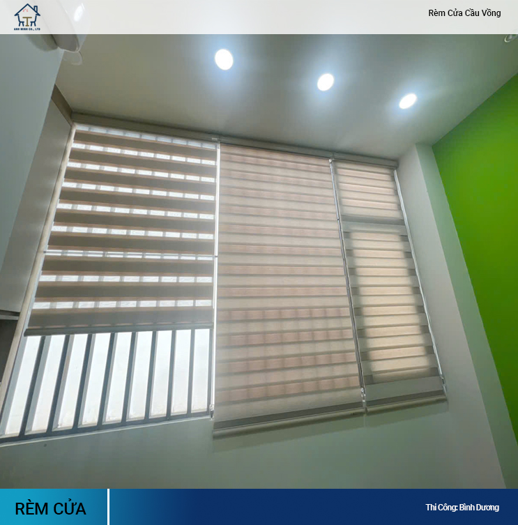 rèm cửa cầu vồng