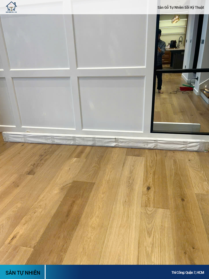 sàn gỗ tự nhiên sồi kỹ thuật