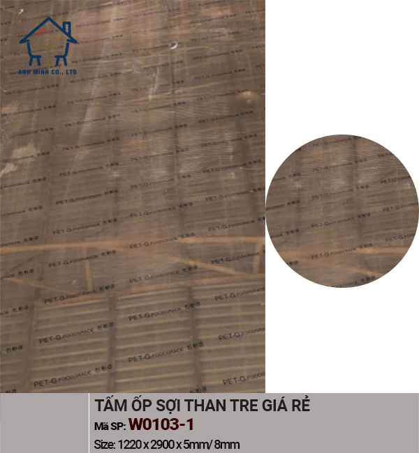 Tấm Ốp Sợi Than Tre Giá Rẻ