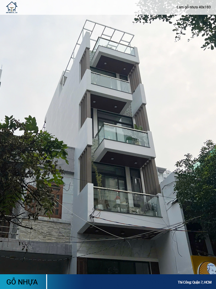 Thanh Lam Gỗ Nhựa 40x180