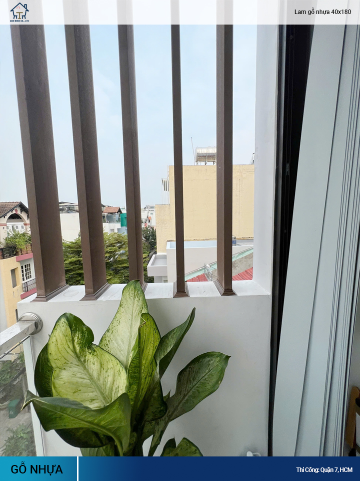 Thanh Lam Gỗ Nhựa 40x180