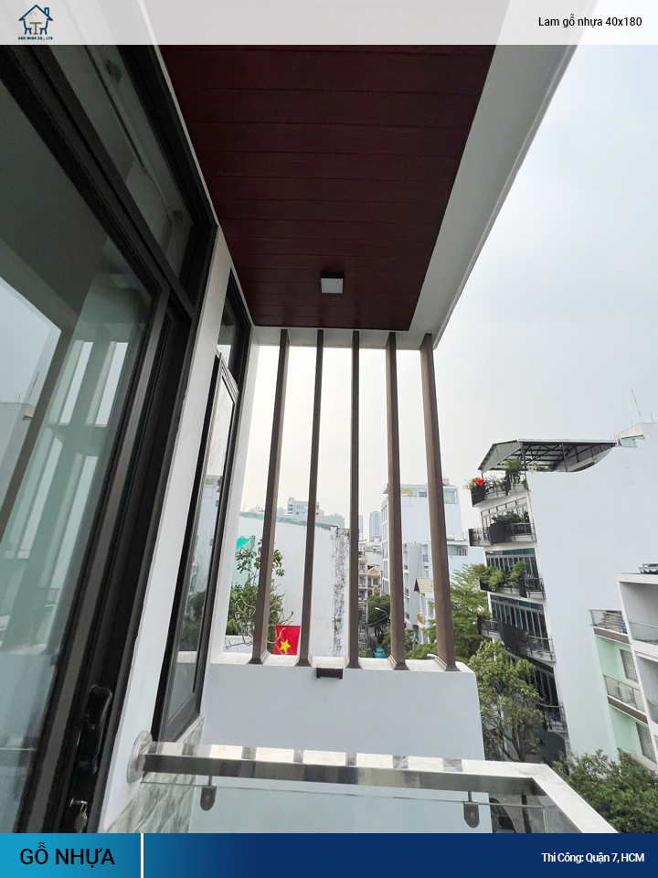 Thanh Lam Gỗ Nhựa 40x180