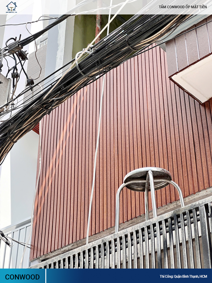 tấm conwood ốp mặt tiền