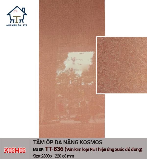 Tấm Ốp Sợi Than Tre Kosmos