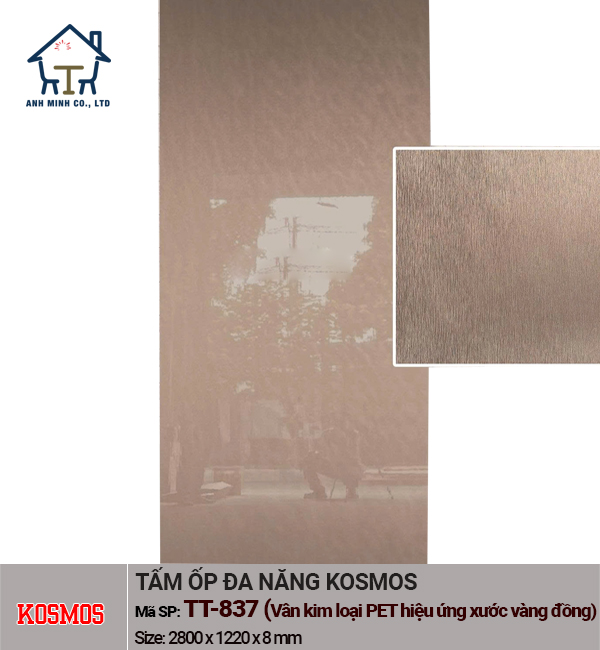 Tấm Ốp Sợi Than Tre Kosmos