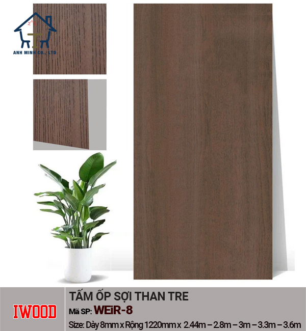 Tấm Ốp Đa Năng iWood Vân Ghim Gỗ