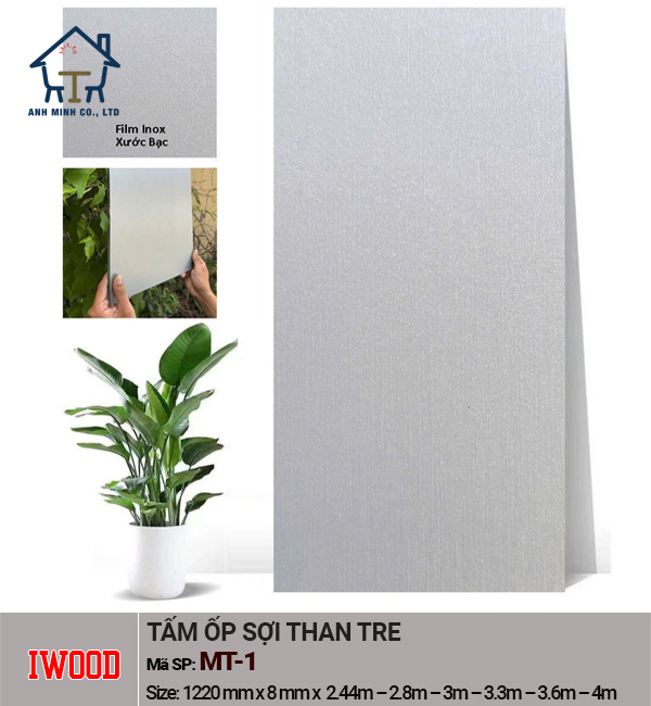 Tấm Ốp Đa Năng Sợi Than Tre