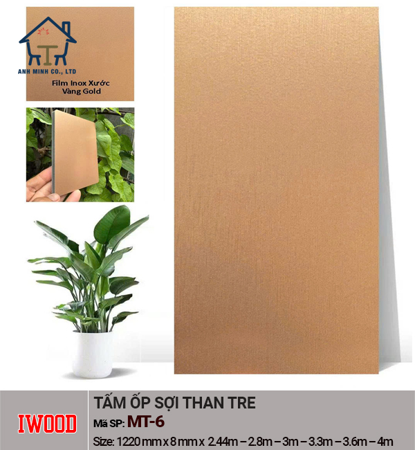 Tấm Ốp Đa Năng Sợi Than Tre