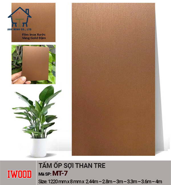 Tấm Ốp Đa Năng Sợi Than Tre