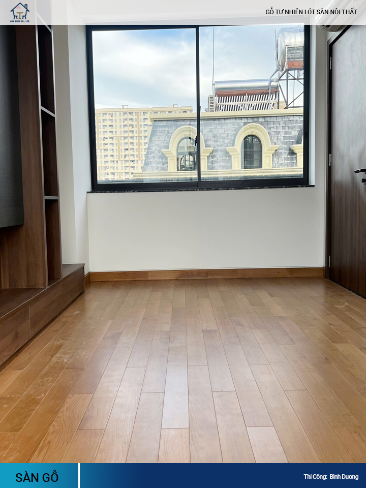 Thi Công Lót Sàn Gỗ Tự Nhiên
