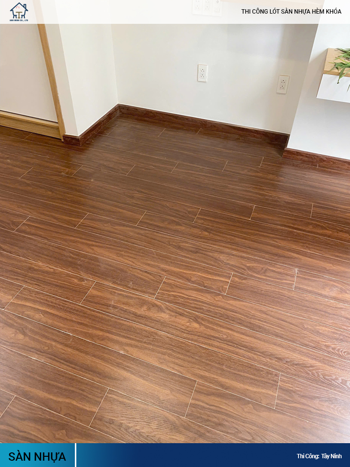 sàn nhựa hèm khóa cao cấp