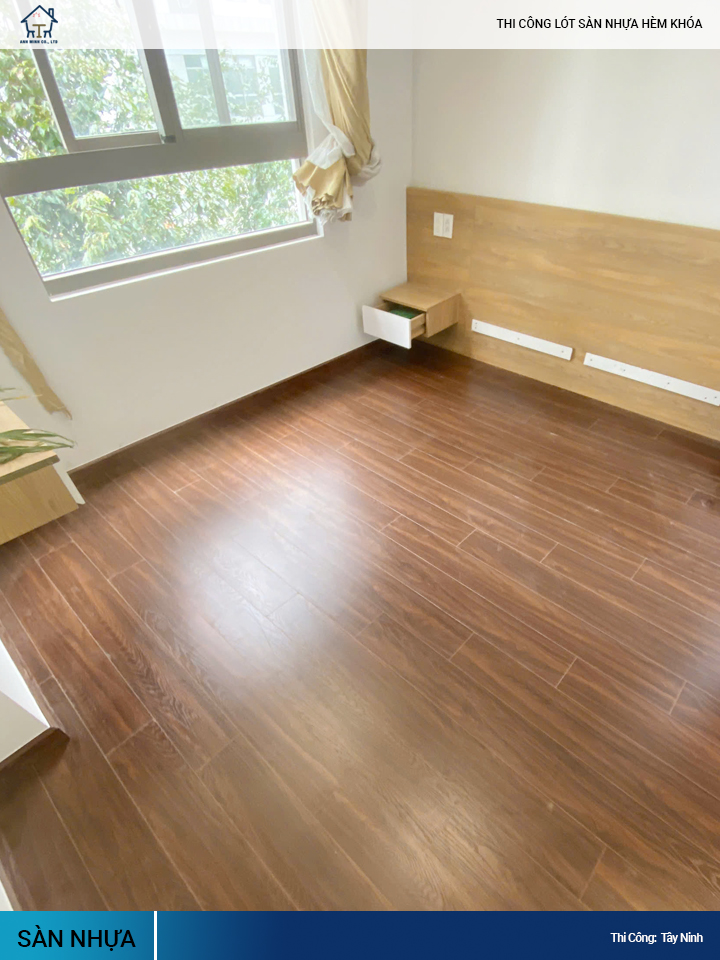 sàn nhựa hèm khóa cao cấp