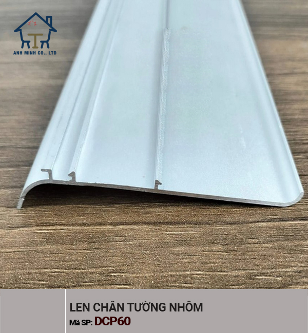 len chân tường nhôm