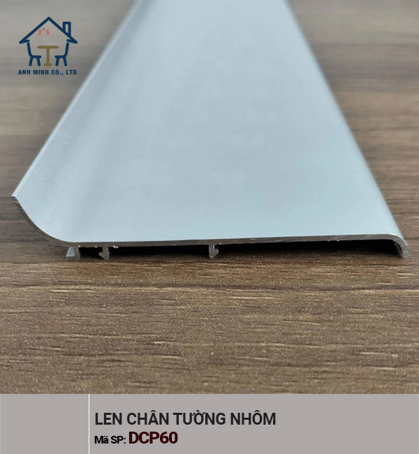 len chân tường nhôm