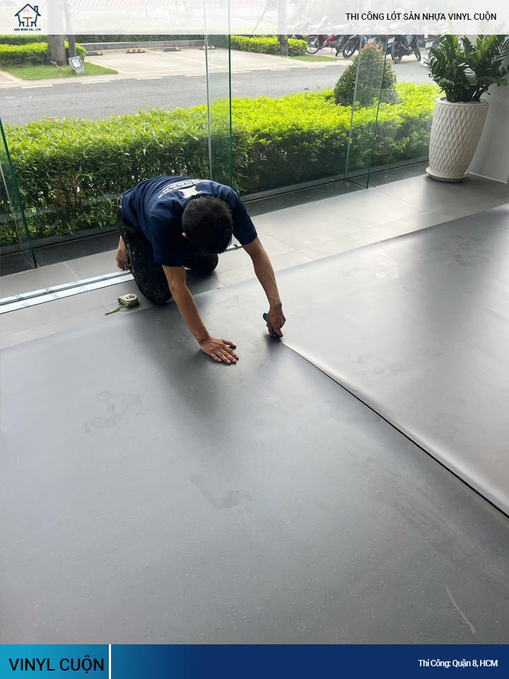 Sàn Nhựa Cuộn Vinyl