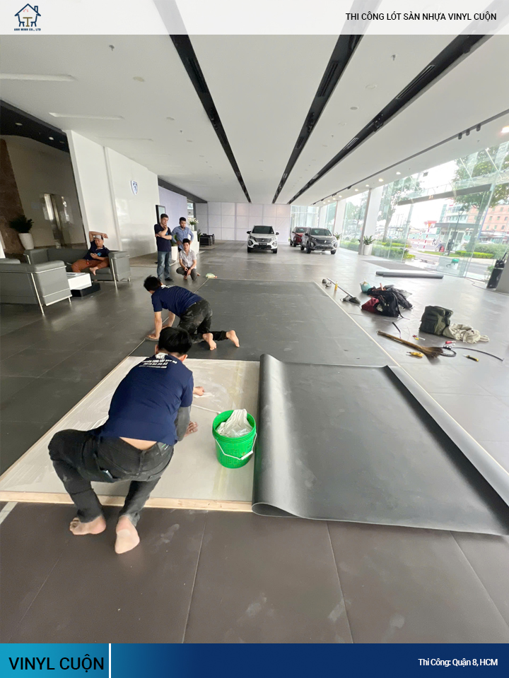 Sàn Nhựa Cuộn Vinyl