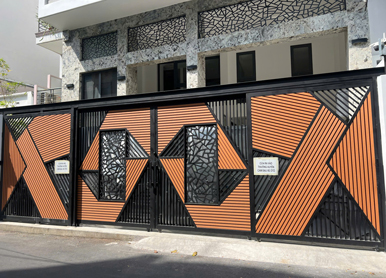 cửa gỗ nhựa ngoài trời