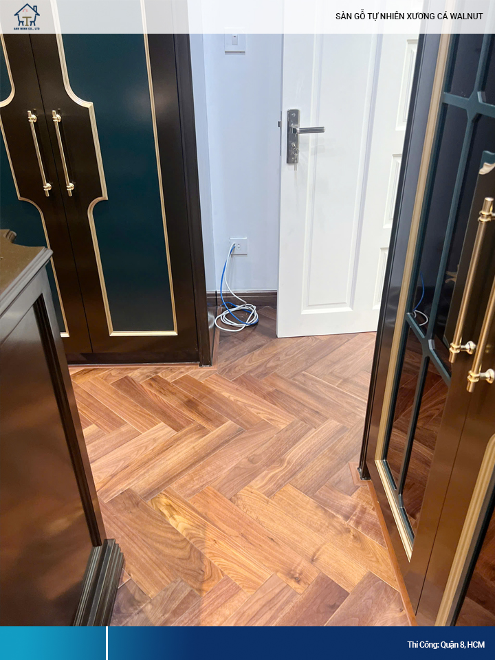 Sàn Gỗ Tự Nhiên Walnut